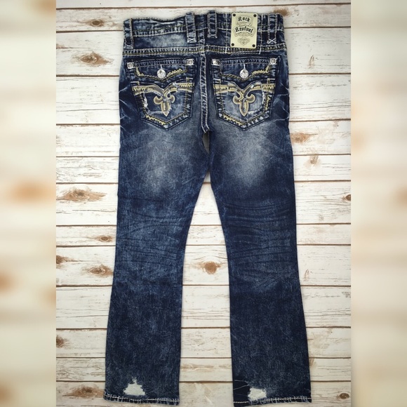 Rock Revival Low Rise Slim Bootcut 34” Inseam FIRM - Picture 5 of 6